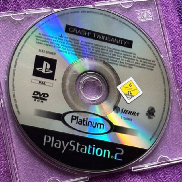 kaset ps2 ori pal crash twinsanity