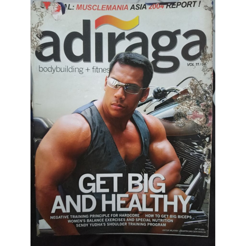 Majalah Adiraga 11/04 - Spesial Report Muscle Mania + Poster