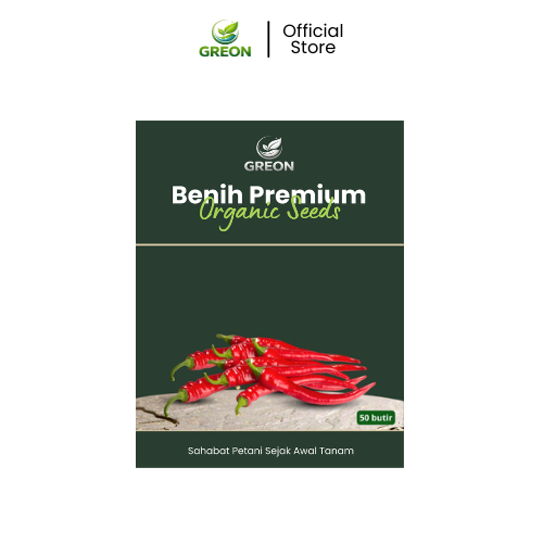 Greon - Benih Cabai Merah Premium Organik 50 Butir