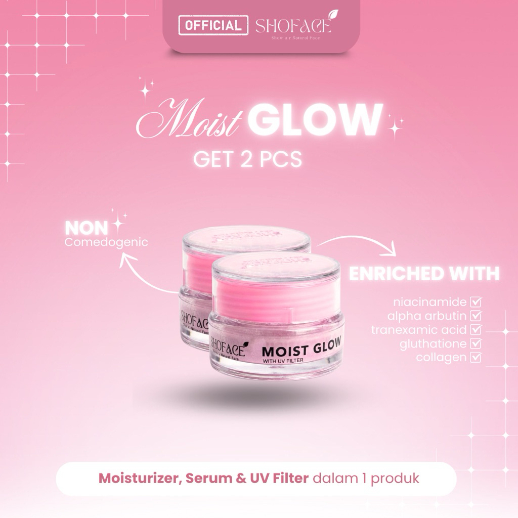 SHOFACE - MOIST GLOW WITH UV FILTER