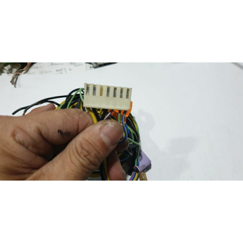Soket Jack Kabel  Head Unit Hideaway Pioneer 7 pin bekas