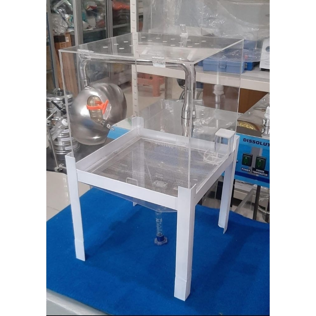 Kandang metabolik, kandang diuretik, metabolic cage, diuretik cage  Alat untuk pengamatan penelitian