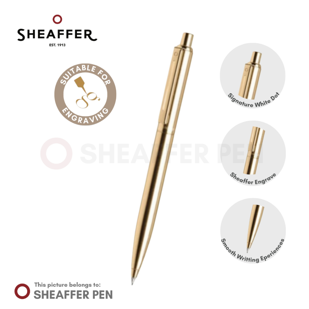 Sheaffer® Sentinel Satin gold Featuring Gold Tone Trim Pencil