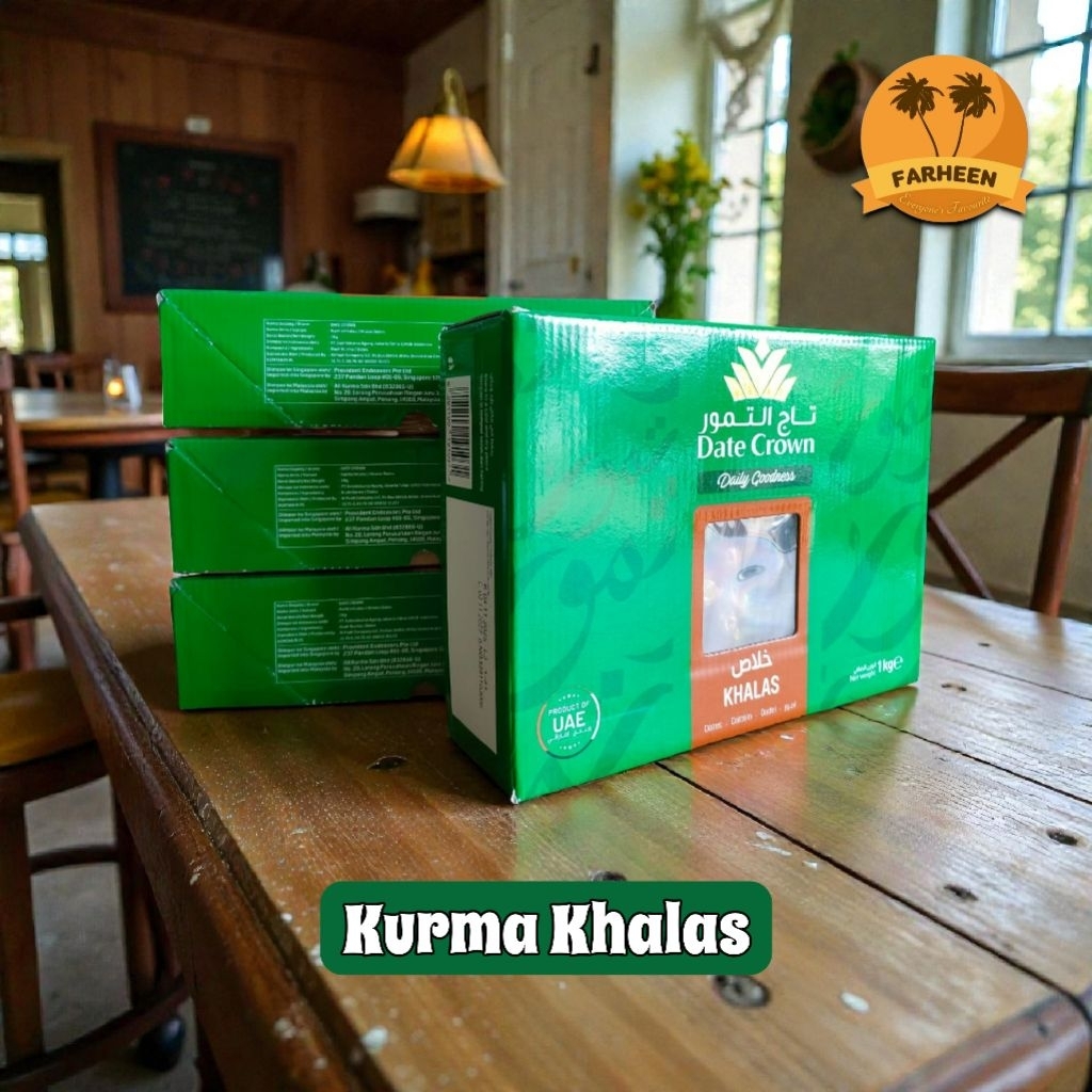 Kurma Khalas Date Crown 1 Kg Kurma Date Crown