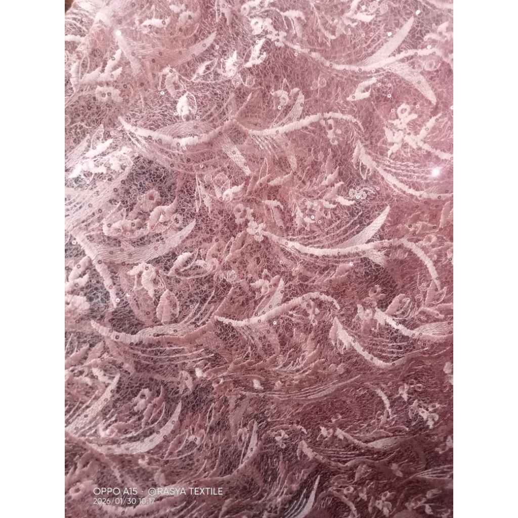 bahan brukat tile premium bahan brukat tile motif bunga bahan brukat tile bordir bahan brukat gelite