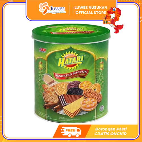 Hatari Assorted Biscuits Roti Kaleng Aneka Rasa 300gr