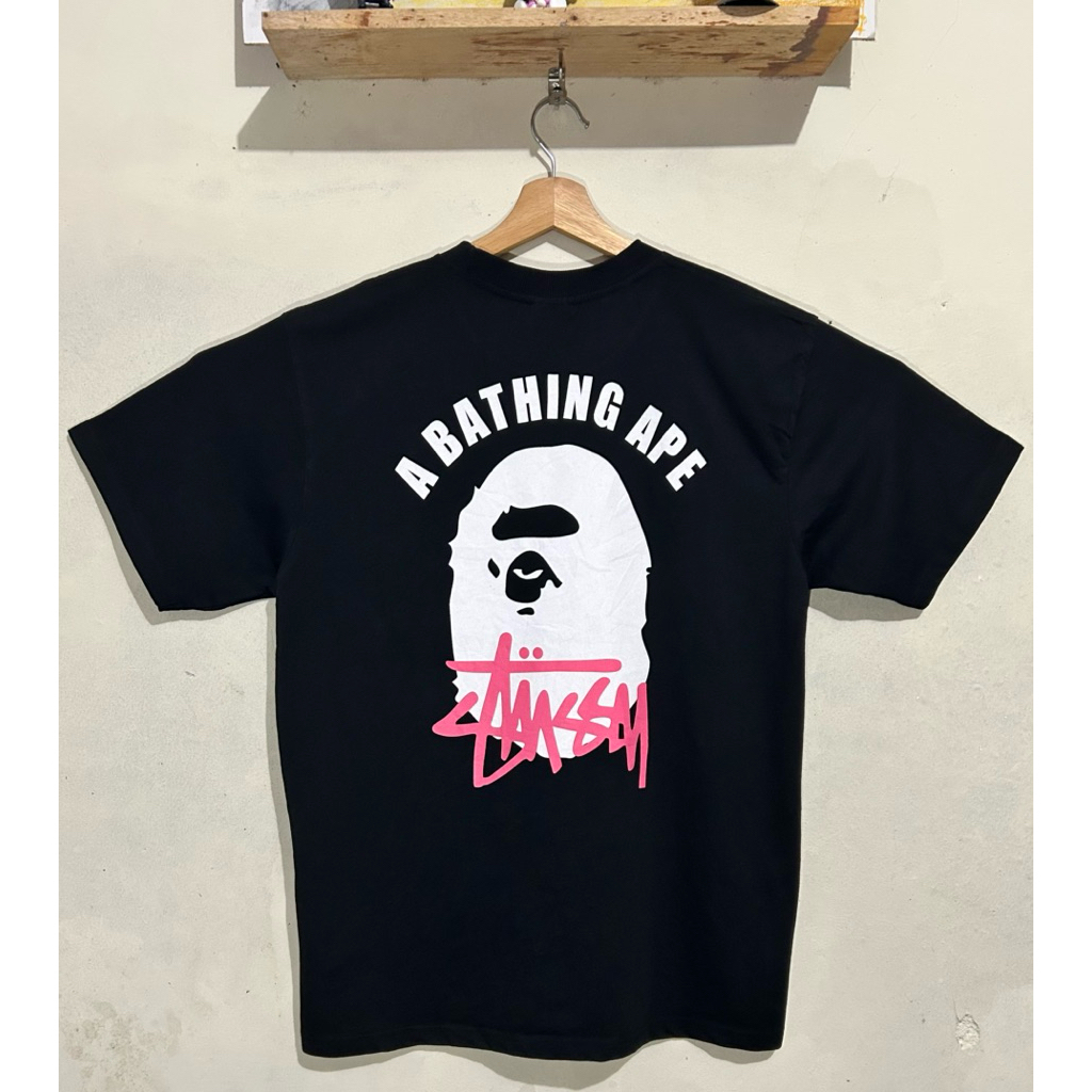 ‘ BAPE x STUSSY ‘  T-shirt