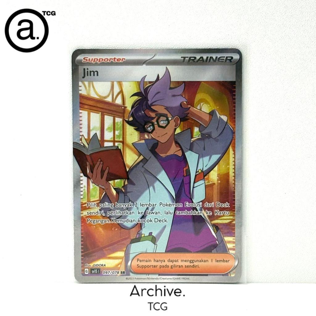 Jim SR (097/078) Pokemon Indonesia ~ Violet Ex SV1V