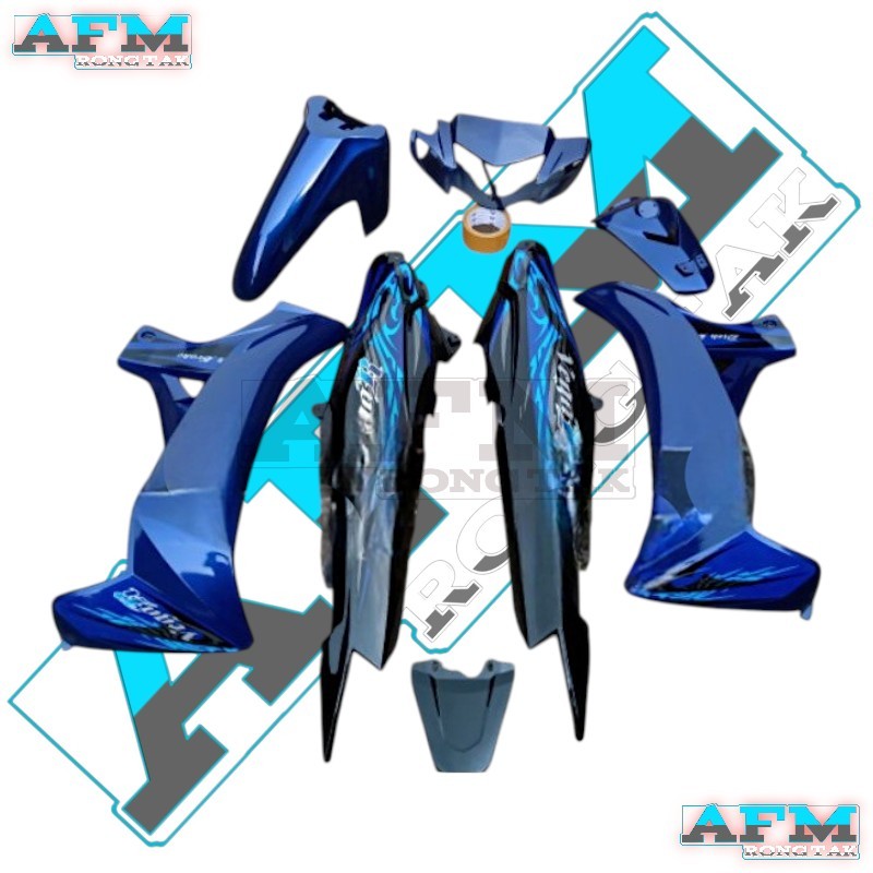 bodi vega r new th.2009 biru kap vega r new dek bodi set vega r new fullset stripping komplit lengka