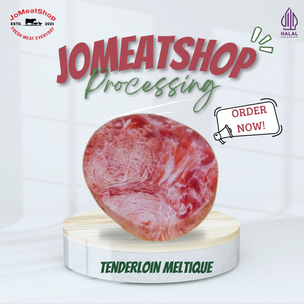 JomeatShop I Daging Sapi Tenderloin Meltique Steak Grill bbq 100gr / 200gr