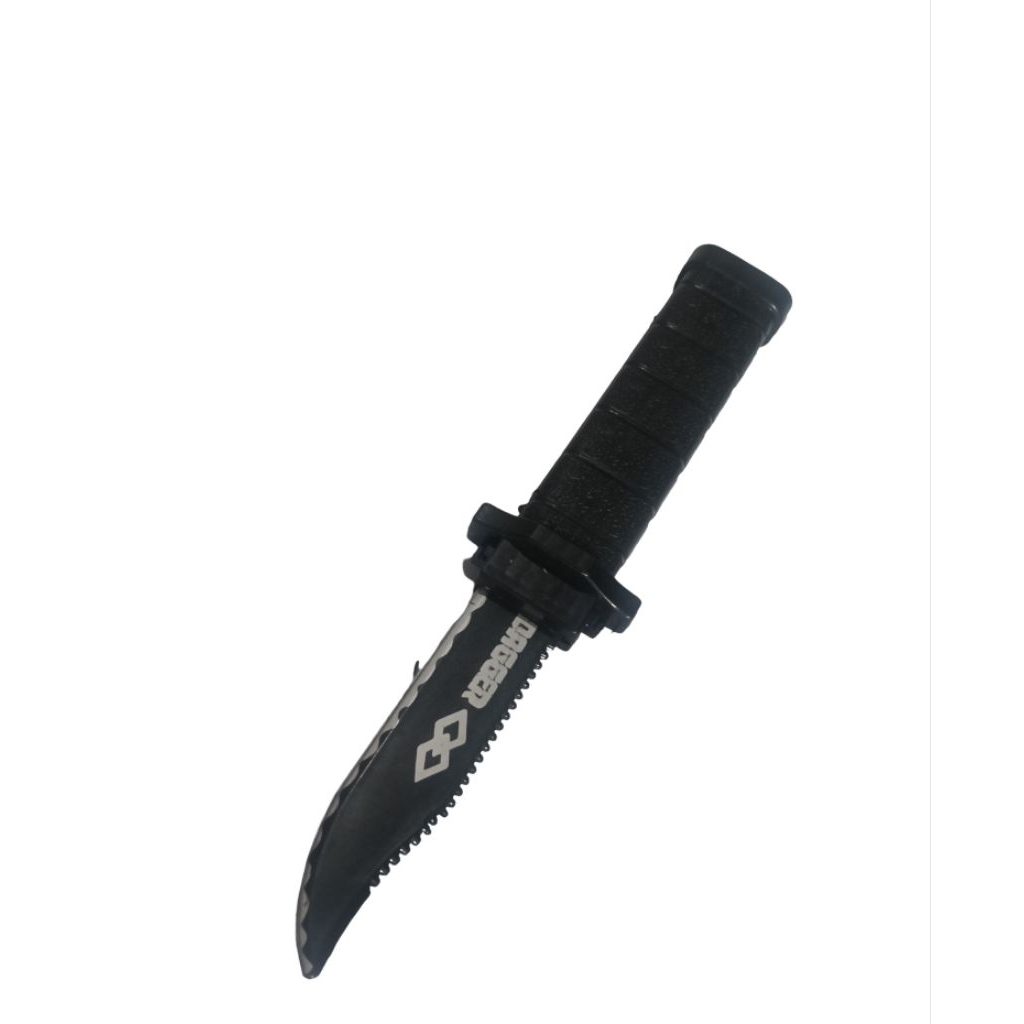 PROMO Pisau Prank Sulap retractable RAMBO Knife Aman & Realistis