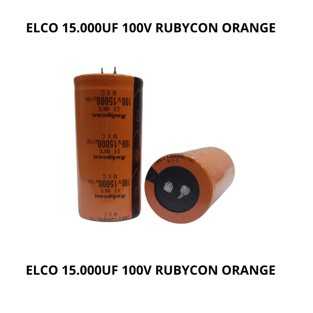 Elco Power 15.000uf 100V Rubycon / Elco 100v 15000uf RUBYCON Elco 15000uf 100V 15000UF 100 Volt