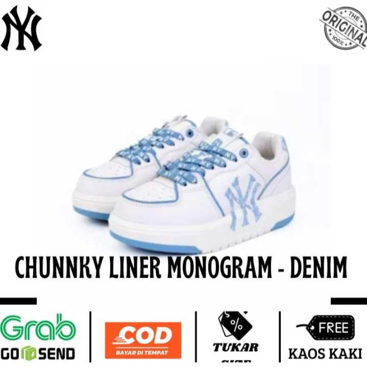 Sneakers MLB Chunky Liner Denim Monogram