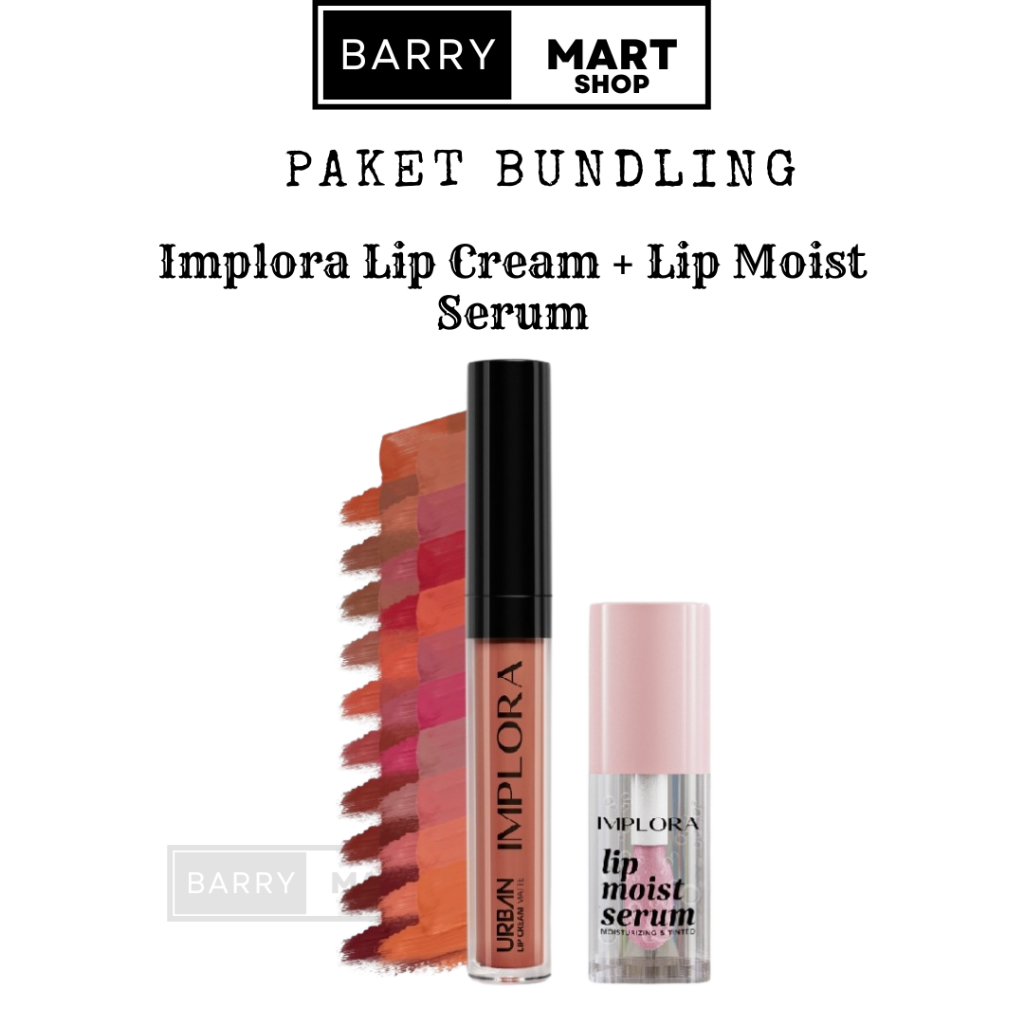 Paket Bundling - Implora Lip Cream + Lip Moist Serum