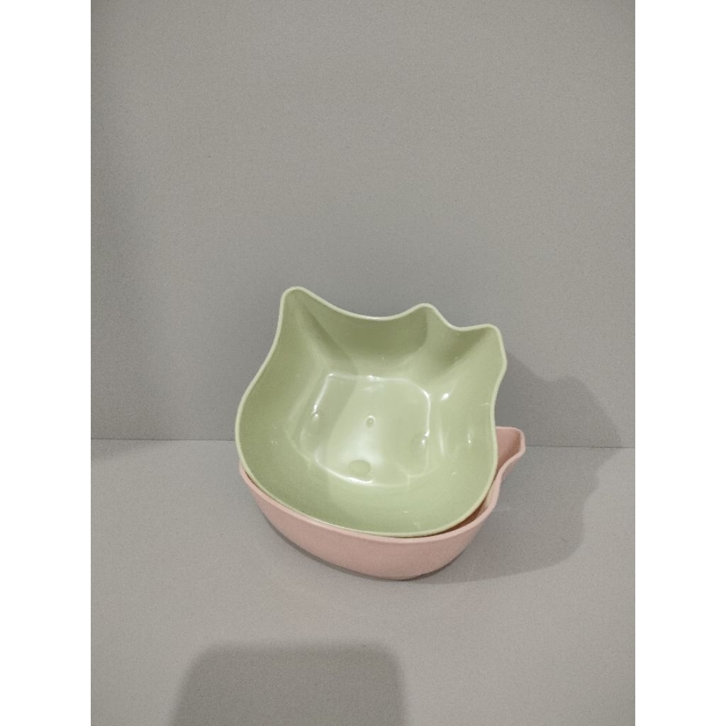 Tempat makan kucing single / Tempat makan kucing / Tempat makan kucing cantik