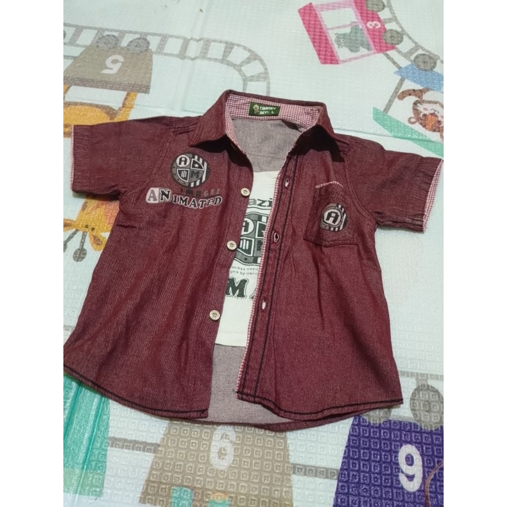 produk event stand barat kemeja anak by country doy