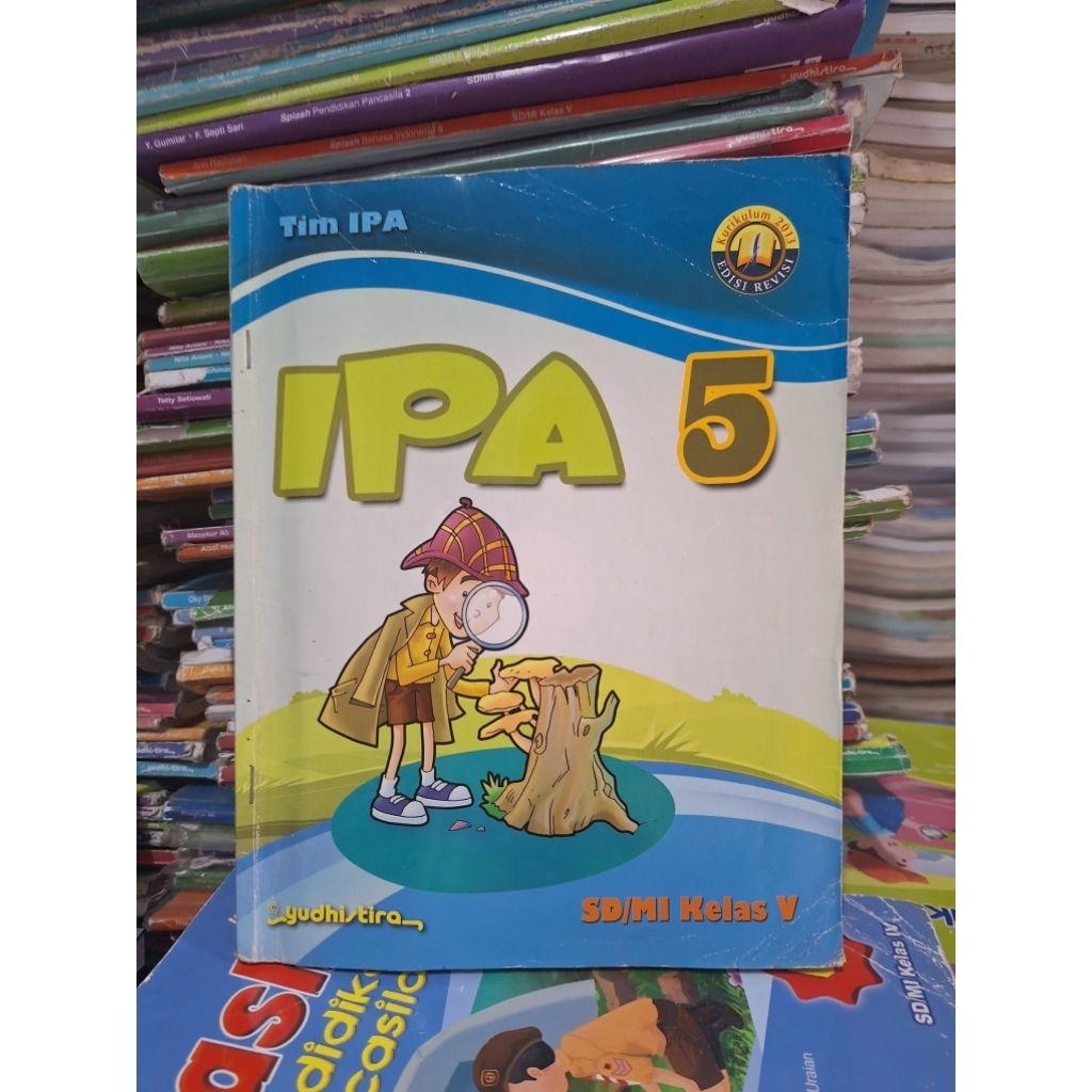buku ipa untuk kelas 5/V sd mi K13