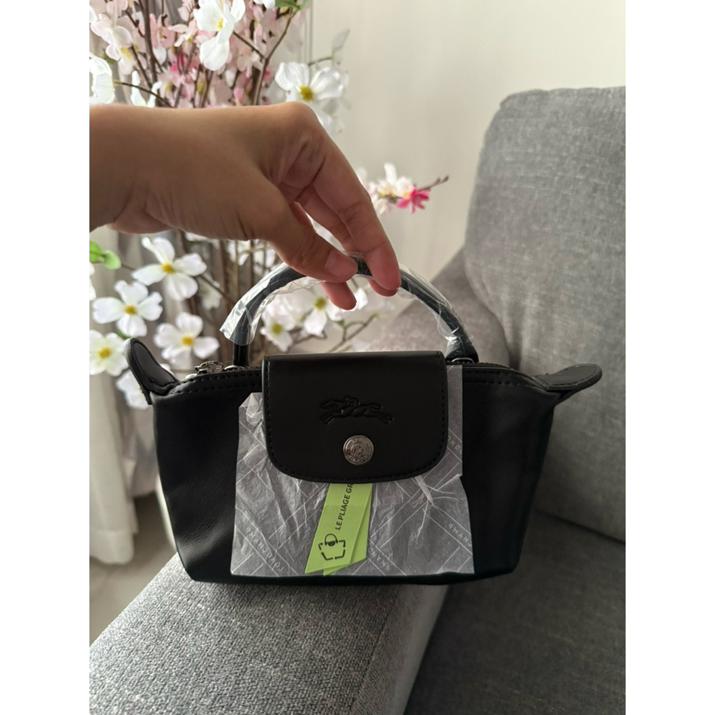 Tas Wanita LC cuir kulit size XS warna hitam