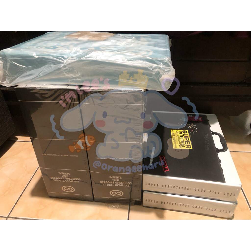 SHARING SEASONS GREETINGS INFINITE 2026 DONGWOO WOOHYUN L SUNGJONG