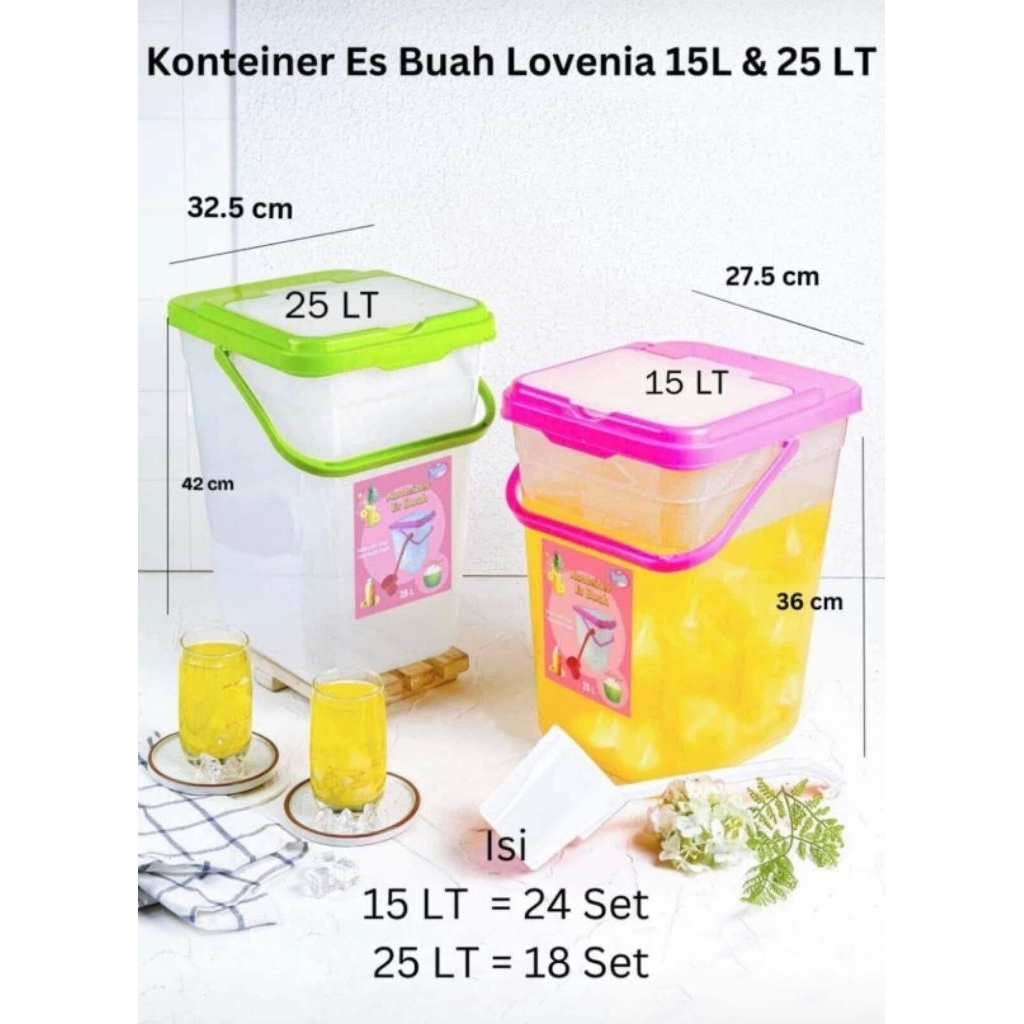 Tempat Box Es Campur Buah