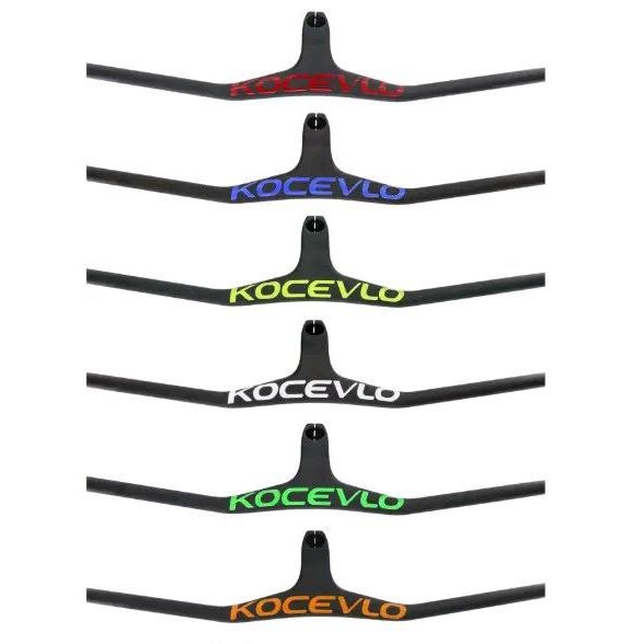KOCEVLO Integrated Handlebar Full Carbon Matte Stang Sepeda XC MTB Serat Carbon Ringan