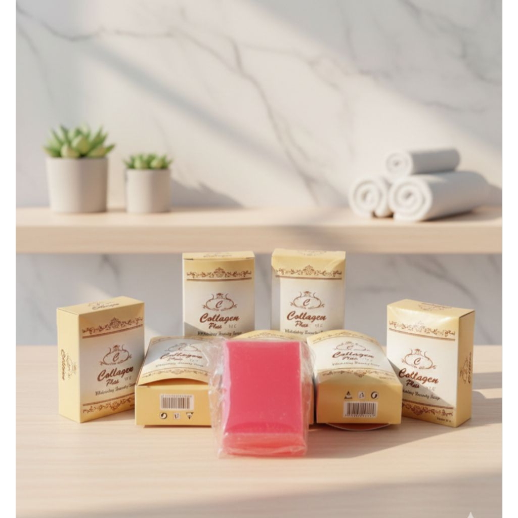 Collagen whitening beauty soap plus