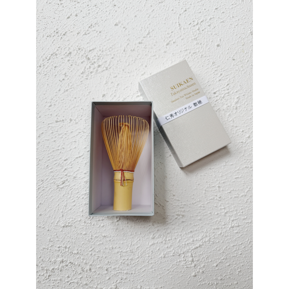 Artisan Matcha Whisk Suikaen Takayama Chasen Japan Ninshu - Traditional Tea Whisk
