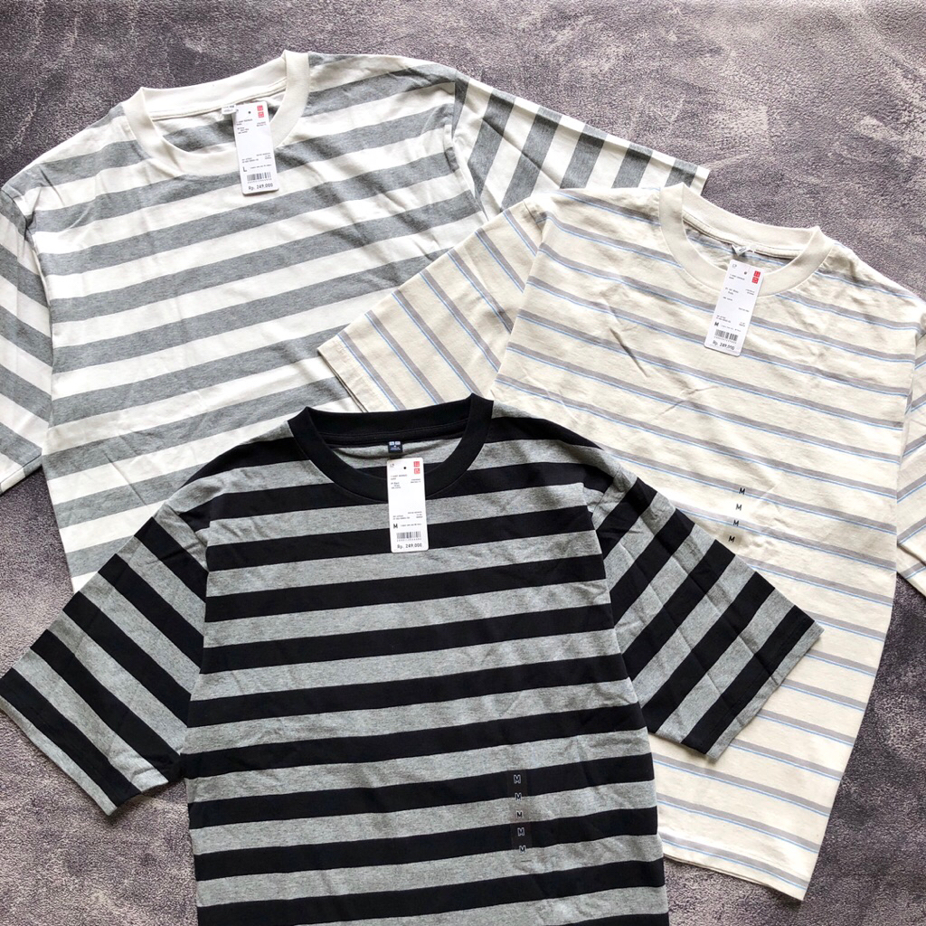 TSHIRT UNIQLO STRIPE ORIGINAL