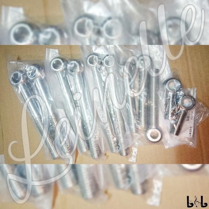 Stainless Steel 304 Lifting Eyelet Bolt or Eye Bolt Sekerup Mata Ikan Skrup Eceran M4