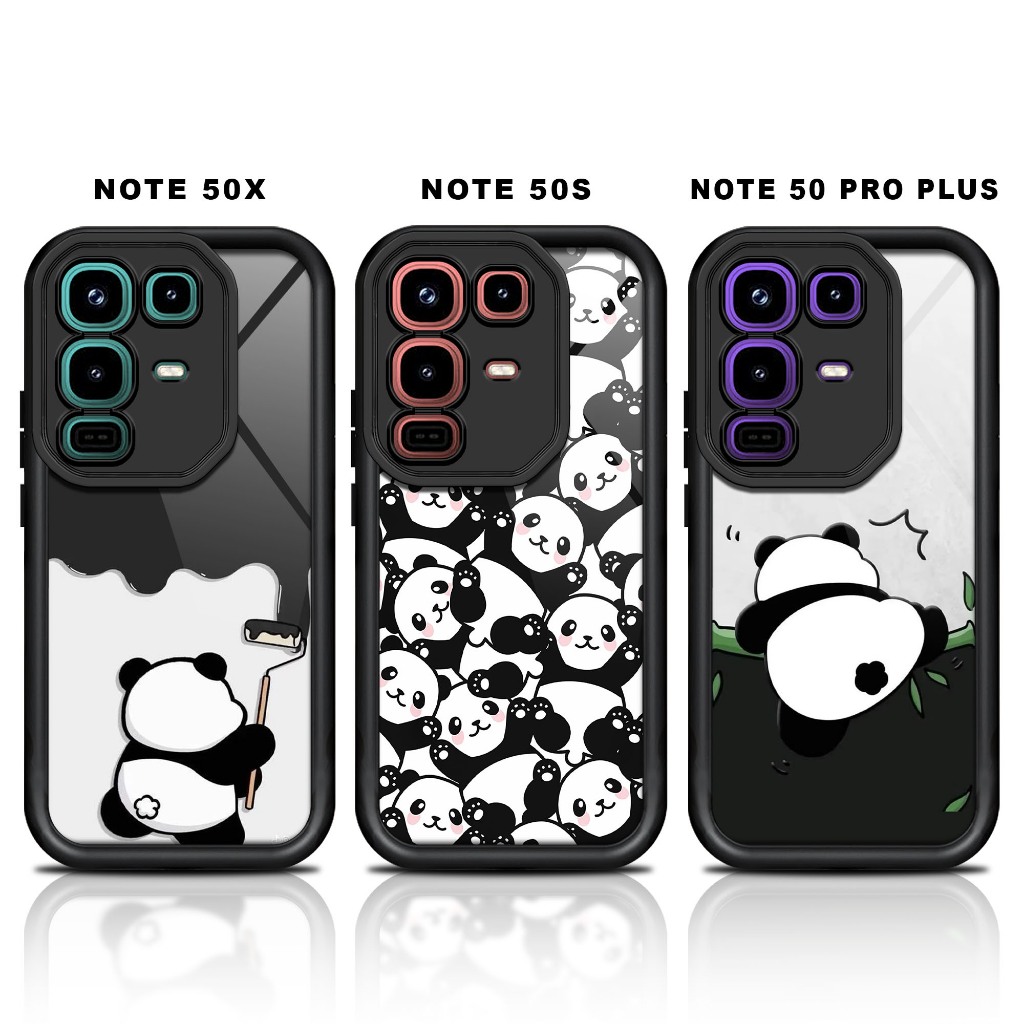 Softcase glossy INFINIX NOTE 50X 50S 50 PRO PLUS Casing Case Hp Silikon Protek kamera PANDA