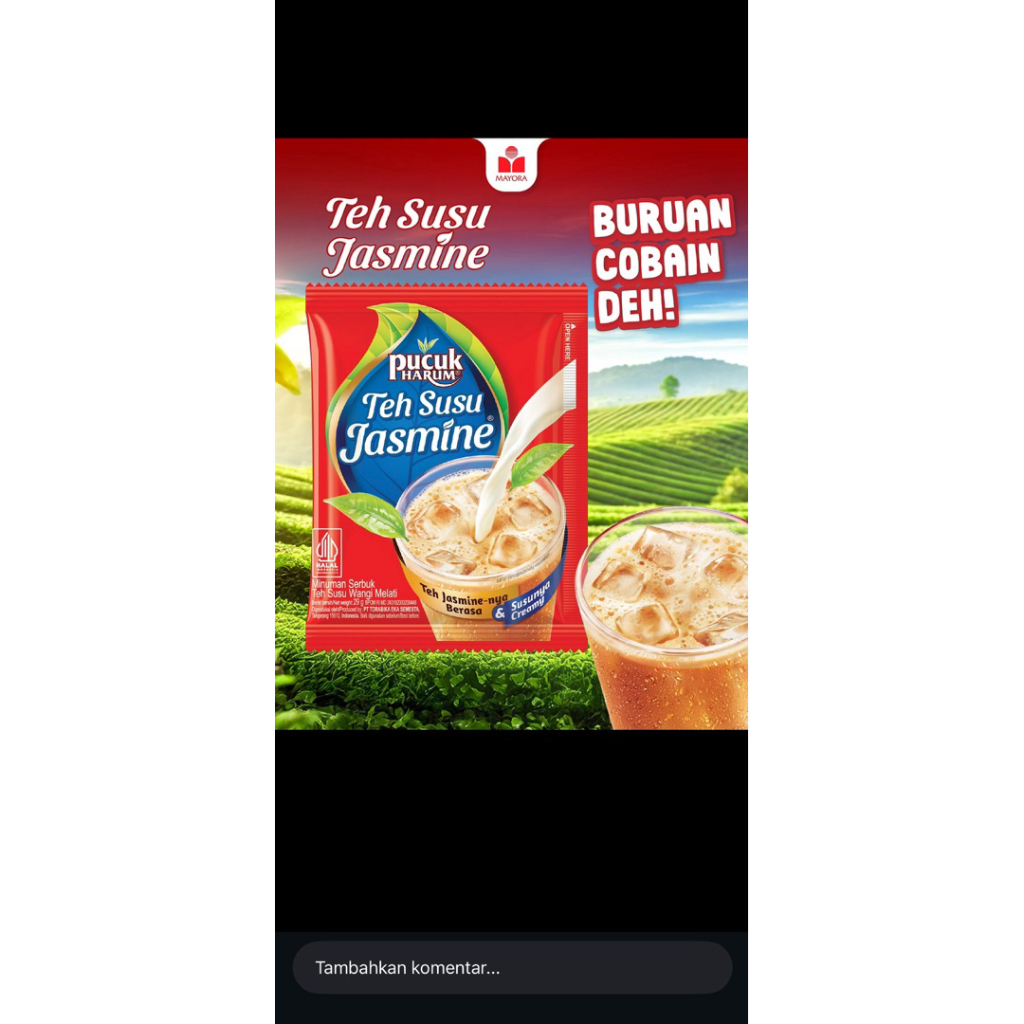 Pucuk Harum Teh susu Jasmine