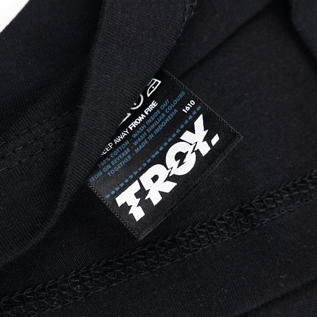 Troy Company Double Sleeve Longsleeve Black Stripe Bubblove - Kaos Lengan Panjang Kaos Hitam Stripe DSD 3338