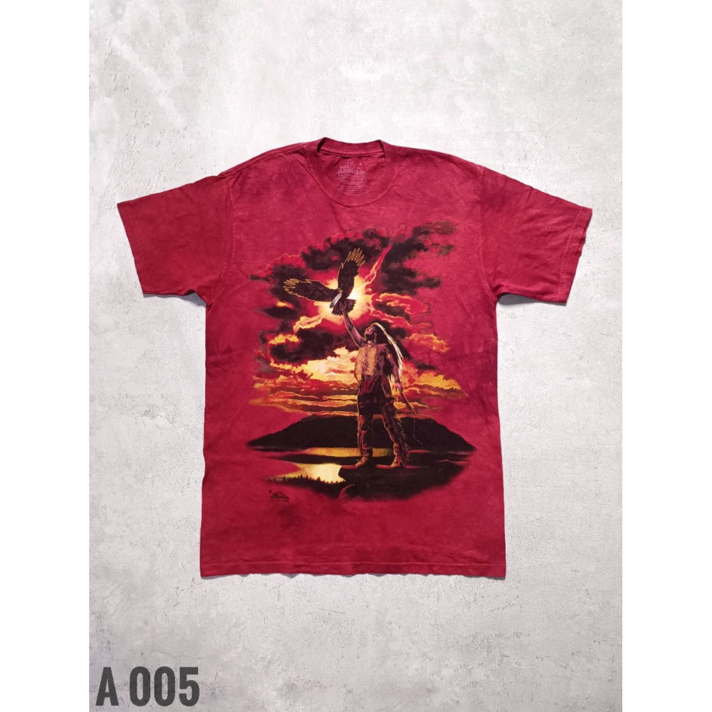 (A 005) kaos vintage 90s THE Mountain copyright 1997