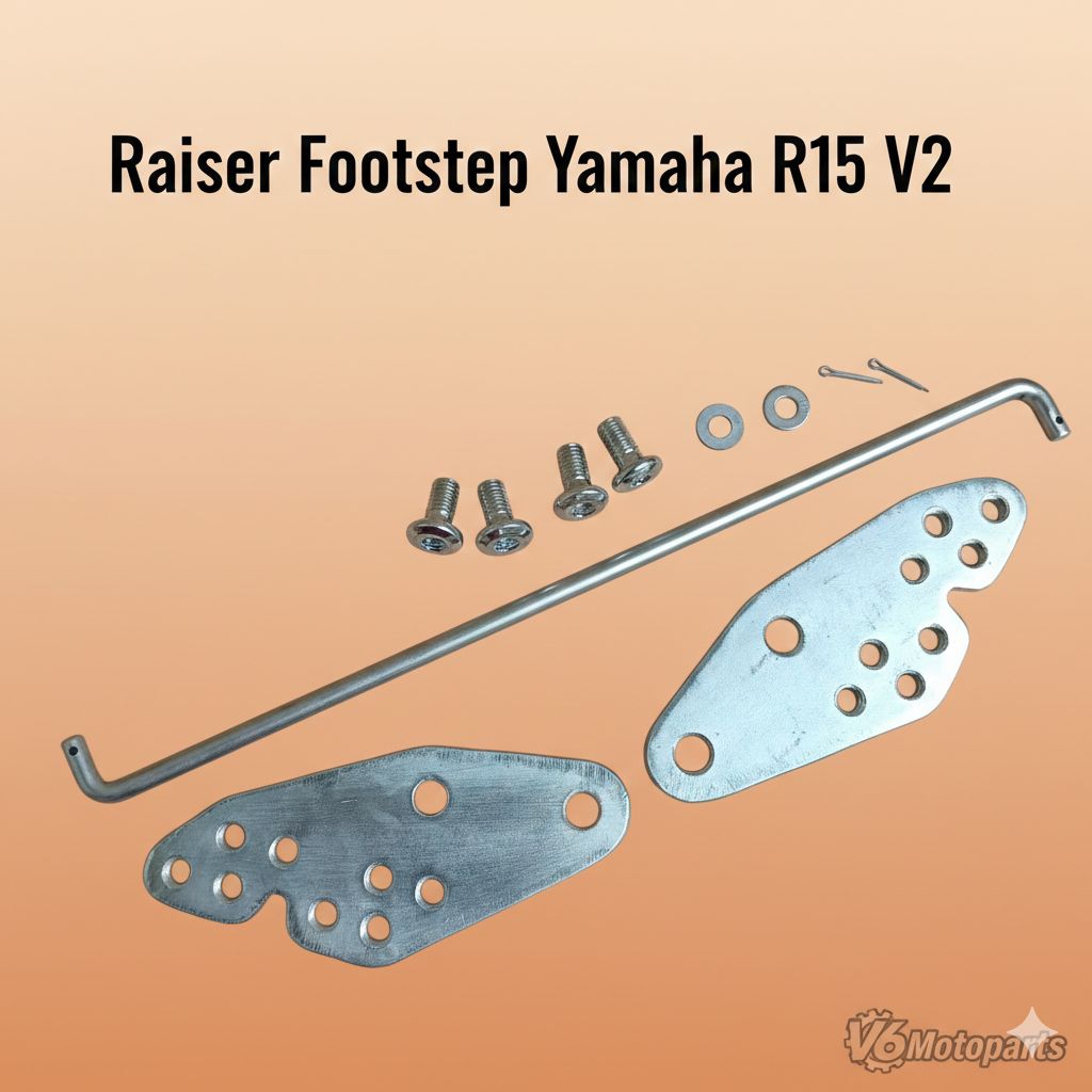 Raiser Footstep Yamaha YZF R15 V2, Peninggi footstep depan Yamaha R15 V2