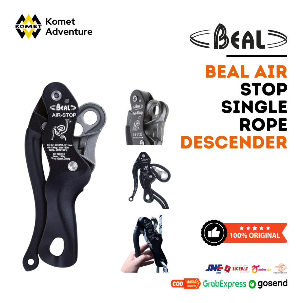 Beal Air Stop Single Rope Descender