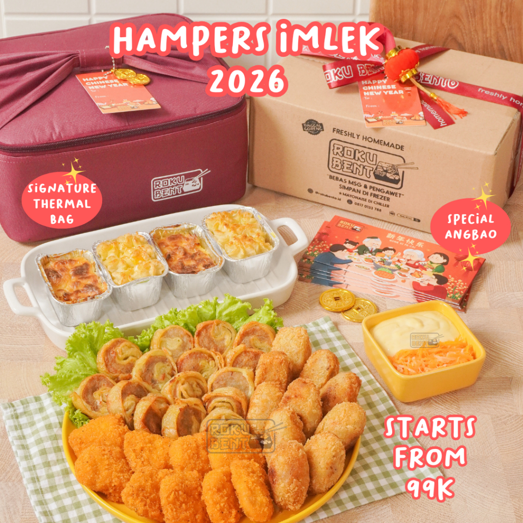 CNY Hampers Roku Bento Bandung - Parcel Imlek Menu Sincia Frozen Food
