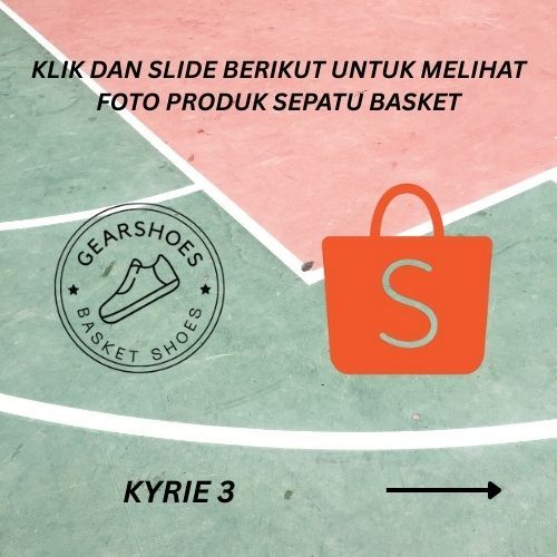 SEPATU BASKET GEARSHOES KYRIE 3 HIGH AQUA-BLACK ICE-BLACK MARBLE-BRUCE LEE-FLIP THE SWITCH-SAMURAI-W