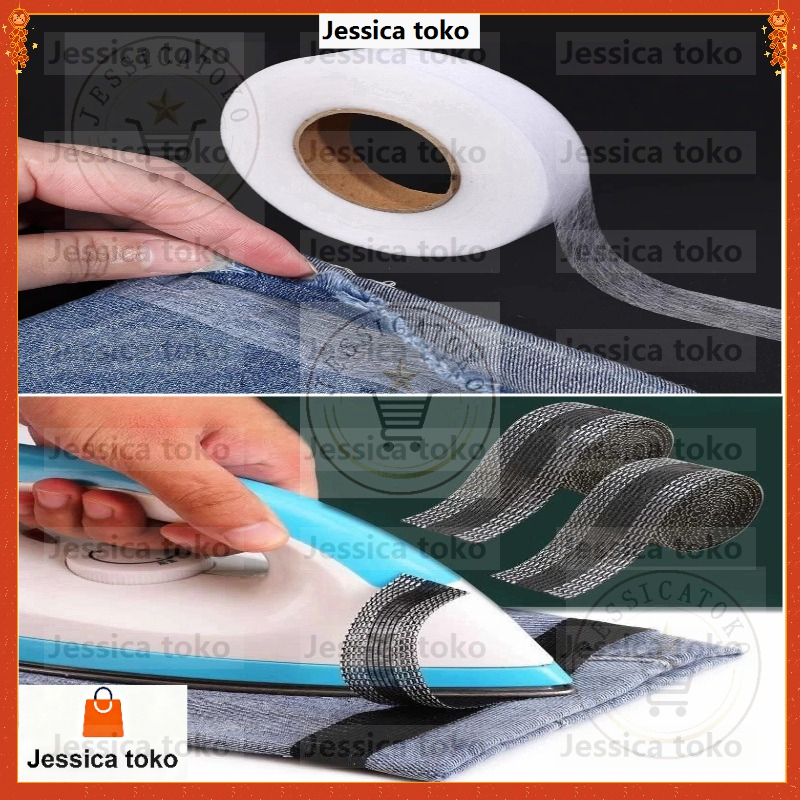 Lem sum atau som fisofix textile /1cm/1.2cm/perekat kain/perekat textile/lem pengganti som