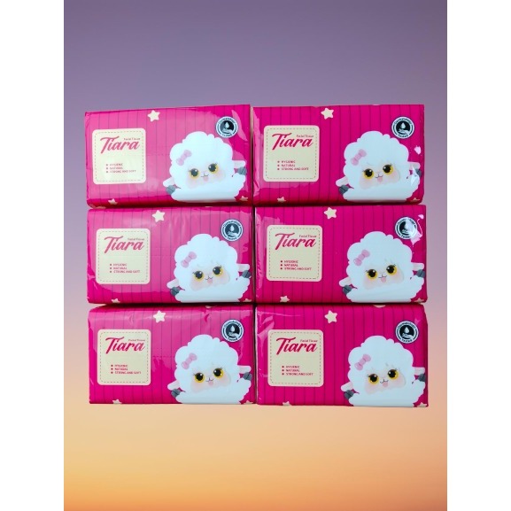 [ 2.2 ] 6 PACK Tisu Tiara Domba Gemash 260 Lembar 2 Ply | Lembut & Tebal | Aman Bayi & Kulit Sensiti