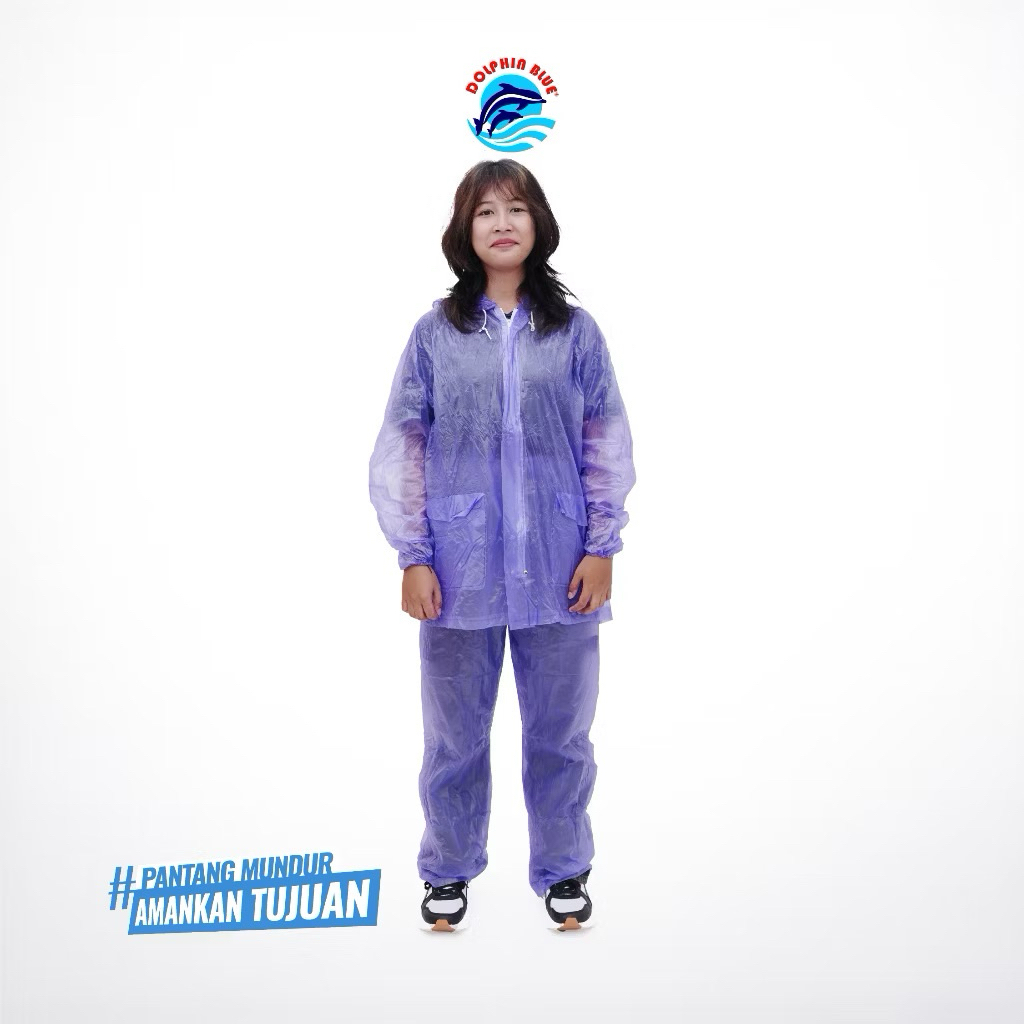 Jas hujan dholpin idola 999 perempuan dan laki-laki|| jas hujan anti rembes