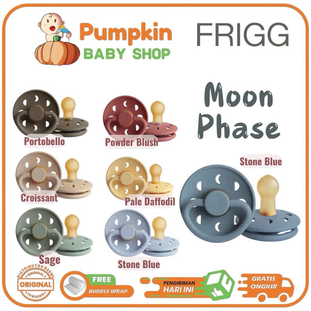 Frigg MOON Phase Natural Rubber Pacifier - Empeng Frigg