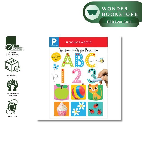 Scholastic - Scholastic Early Learners: Write And Wipe Flip Book Abc 123