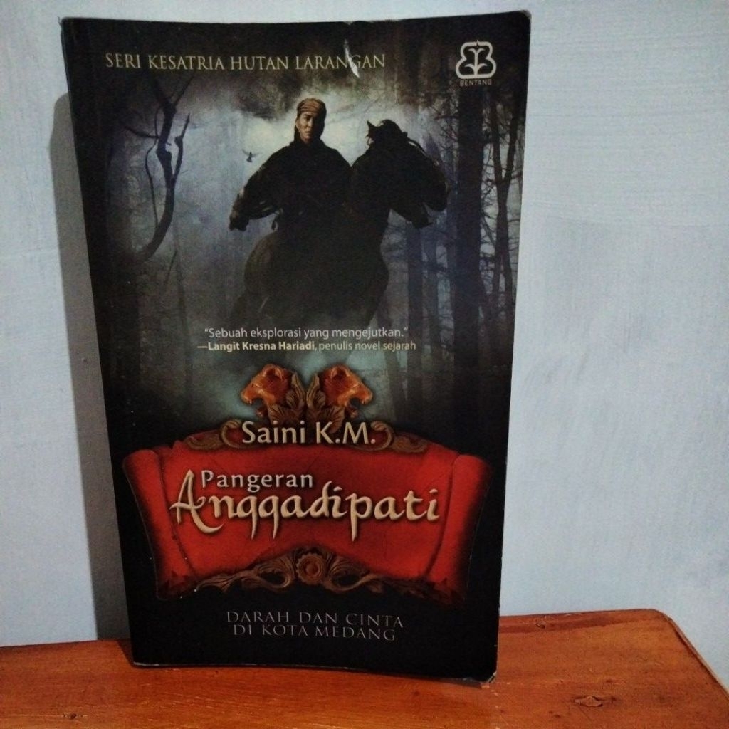 Novel Pangeran Anggadipati Saini K.M