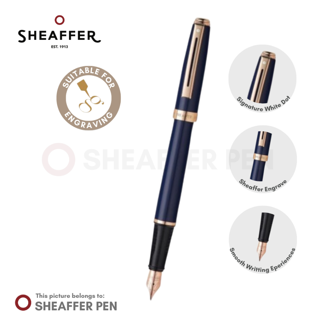 Sheaffer® Prelude Cobalt Blue Fountain Pen
