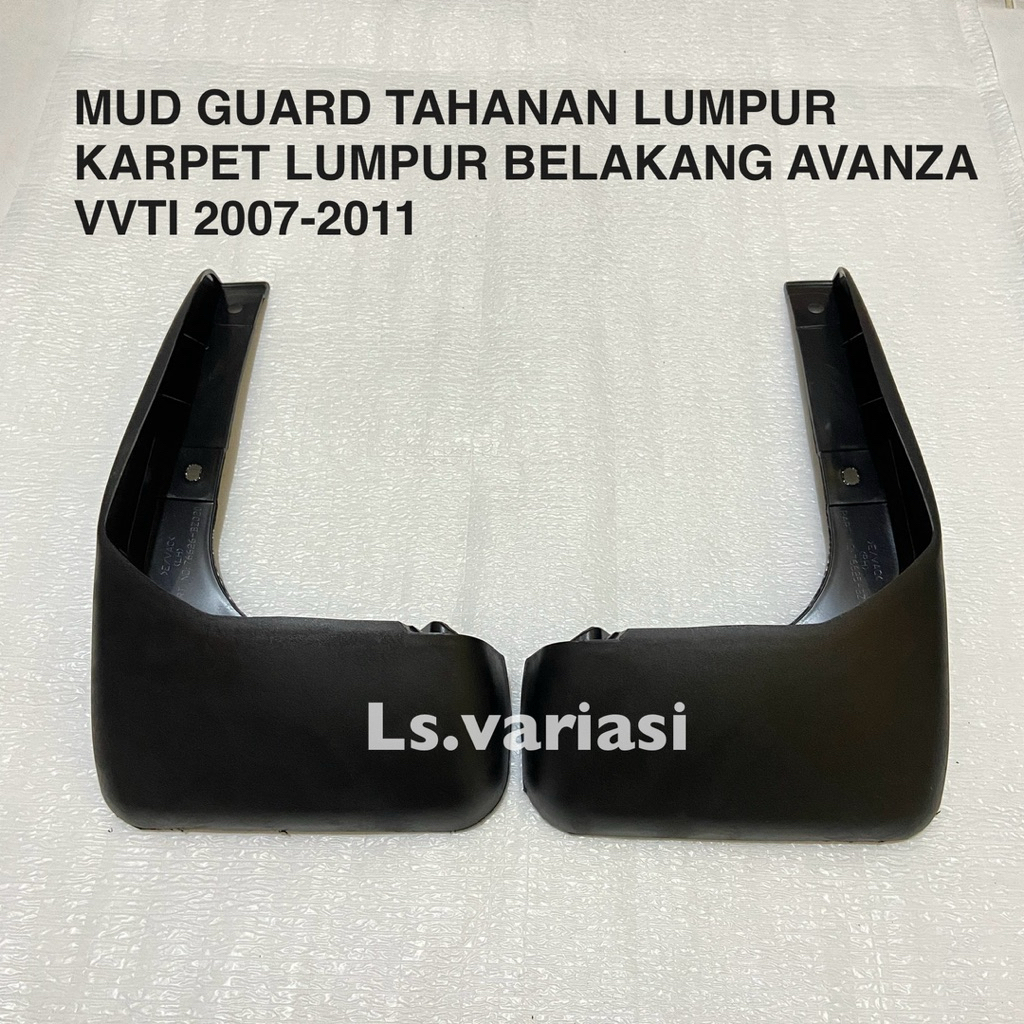 MUD GUARD TAHANAN LUMPUR KARPET LUMPUR BELAKANG AVANZA VVTI 2007-2011