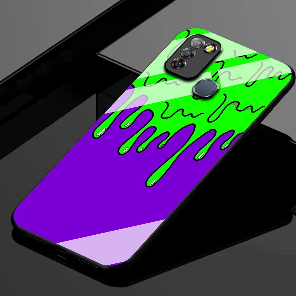 KK48 Softcase Glass Hp Terbaru For Infinix Smart 5/Smart 6 RAM 3 silikon Hp ada pelindung camera Cas