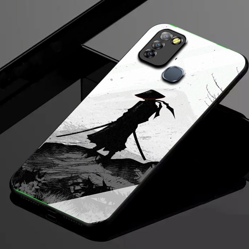 KK54 Softcase Glass Hp Terbaru For Infinix Smart 5/Smart 6 RAM 3 silikon Hp ada pelindung camera Cas