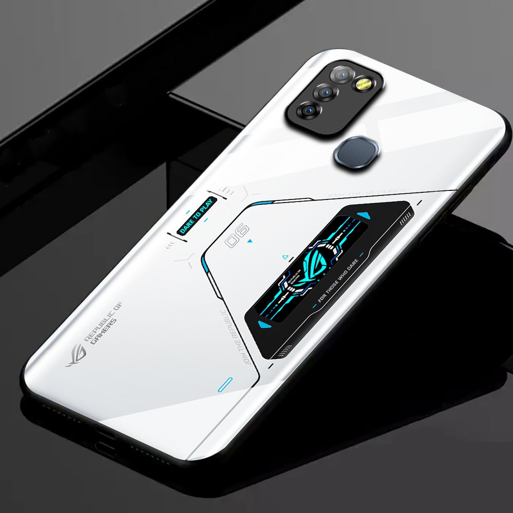 KK56 Softcase Glass Hp Terbaru For Infinix Smart 5/Smart 6 RAM 3 silikon Hp ada pelindung camera Cas