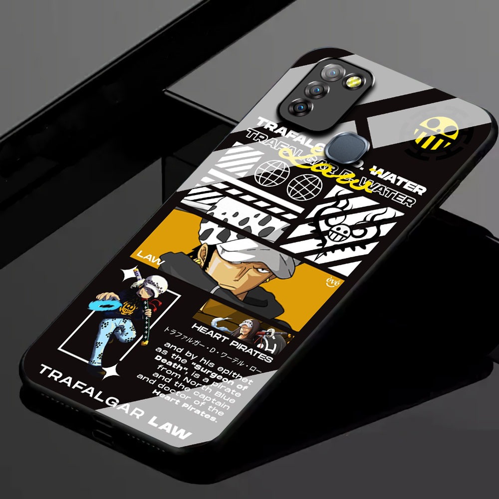 KK61 Softcase Glass Hp Terbaru For Infinix Smart 5/Smart 6 RAM 3 silikon Hp ada pelindung camera Cas