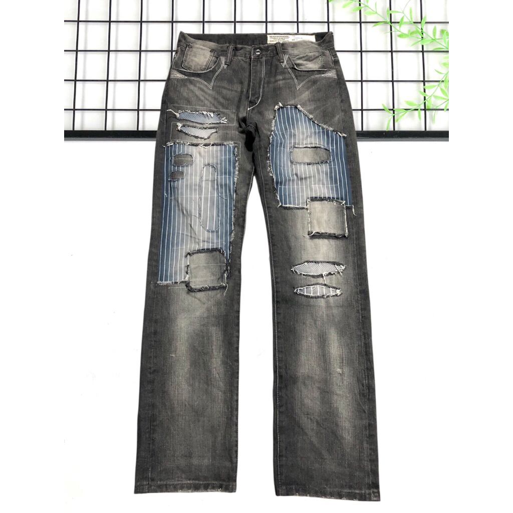 Celana Denim Neighborhood Sashiko